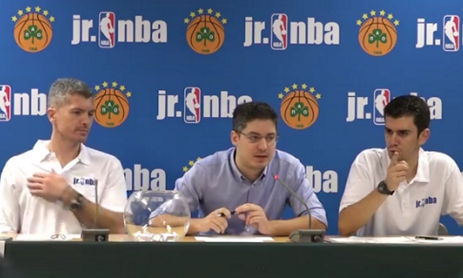 Η κλήρωση του Jr NBA Panathinaikos League (vid)