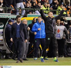 "Ξέσπασε" ο πάγκος του Παναθηναϊκού στο γκολ!