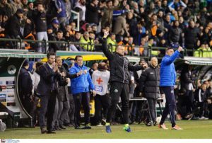 "Ξέσπασε" ο πάγκος του Παναθηναϊκού στο γκολ!