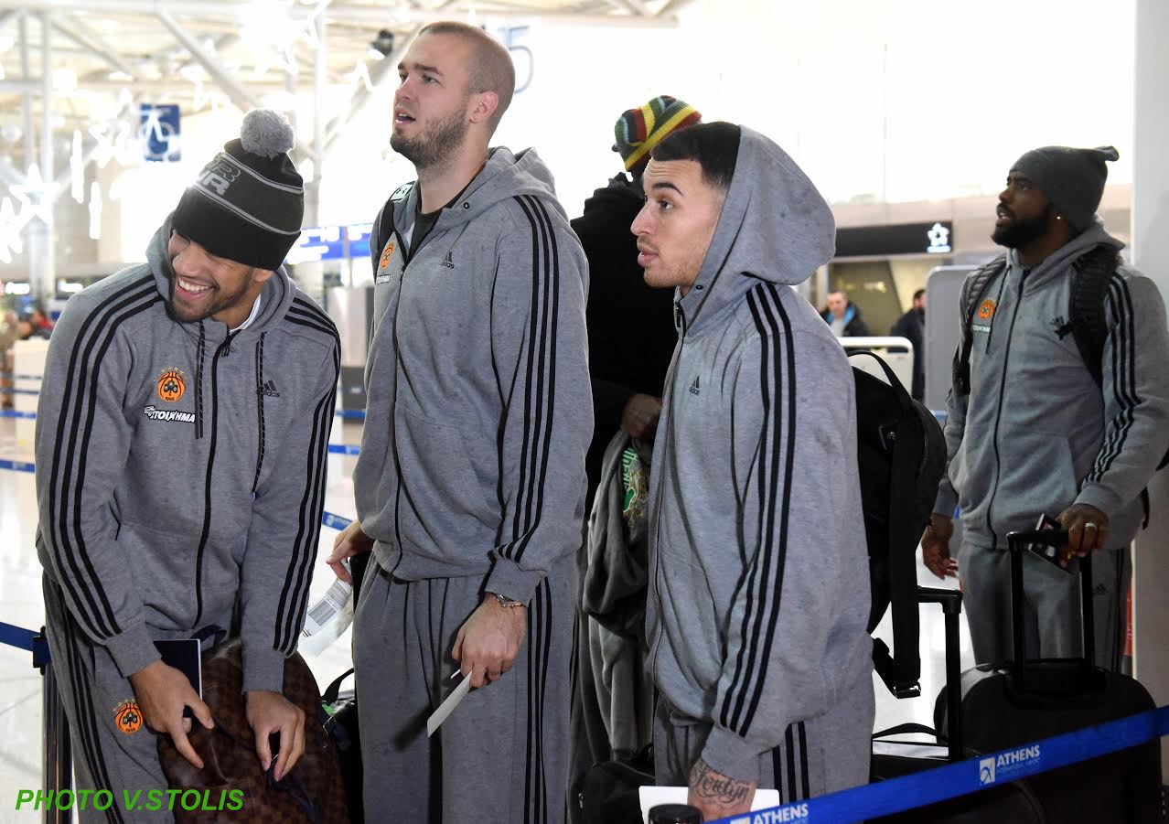 Έφτασε στο παγωμένο Καζάν ο Παναθηναϊκός (pics)