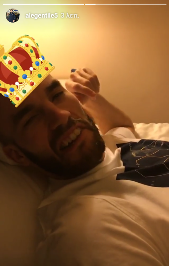 Ο Τζεντίλε... γλέντησε τον Καλάθη στο Instagram (pic)