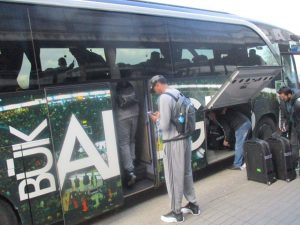 Με λεωφορείο... Ζαλγκίρις μεταφέρθηκε ο Παναθηναϊκός (pics)