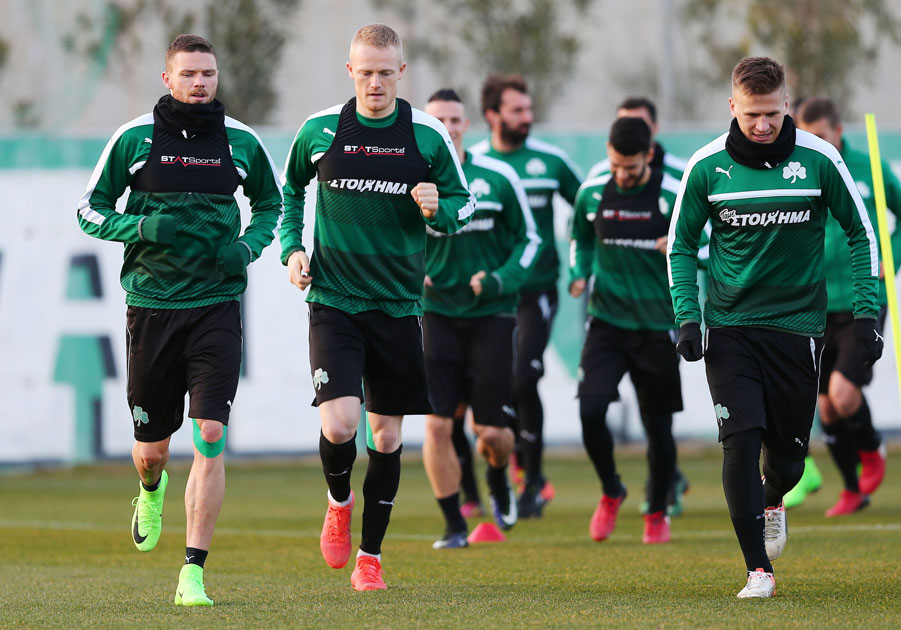 Προπόνηση και αποστολή για το ντέρμπι