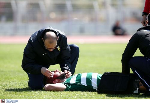 Σοκαριστικός τραυματισμός για παίκτη του Παναθηναϊκού (pics)