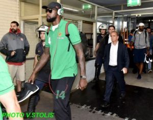 Η άφιξη του Παναθηναϊκού στο ΣΕΦ σε "κλικς" (pics)