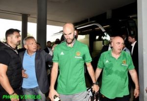 Η άφιξη του Παναθηναϊκού στο ΣΕΦ σε "κλικς" (pics)