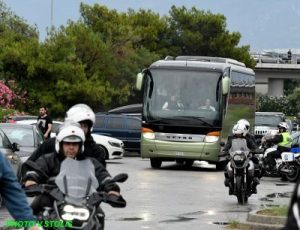 Η άφιξη του Παναθηναϊκού στο ΣΕΦ σε "κλικς" (pics)