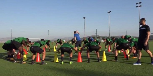 Η άσκηση που "έφτιαξε" τη διάθεση των παικτών στο Κορωπί και το... καψώνι την ηττημένων! (vid)