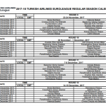 Το πρόγραμμα του Εξάστερου στην Ευρωλίγκα