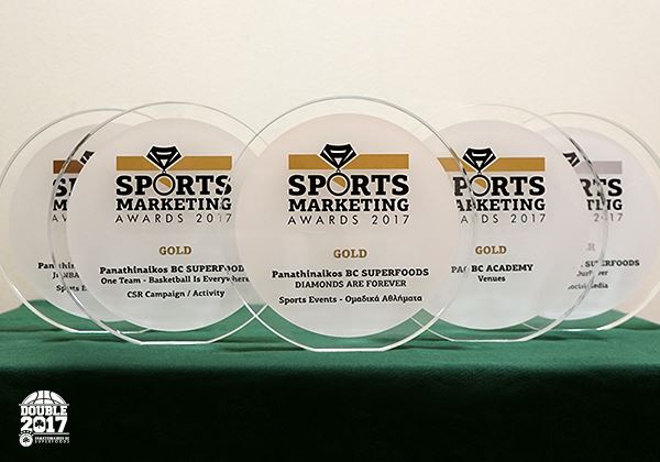 «Πρωταθλήτρια» και στα Sports Marketing Awards 2017 η ΚΑΕ Παναθηναϊκός Superfoods