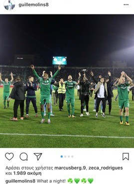 Τρελάθηκε ο Μπεργκ με τη νίκη του Παναθηναϊκού! (pic)