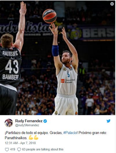 To post του Ρούντι για Παναθηναϊκό και η... πρόκληση! (pic)