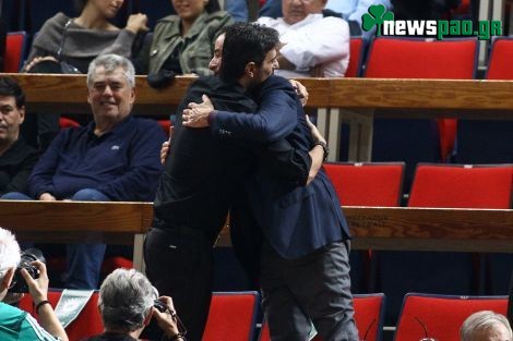 Στο ΟΑΚΑ ο Πιτίνο - Η θερμή αγκαλιά με Γιαννακόπουλο (pics-video)