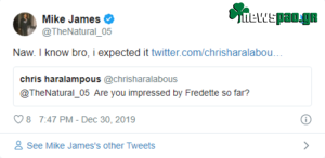 Σχολίασε...Φριντέτ και Ράις ο Τζέιμς στο Τwitter (pics)