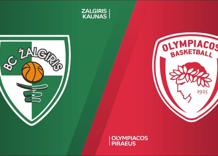 Ζαλγκιρις - Ολυμπιακος Live Streaming: Zalgiris Kaunas - Olympiacos