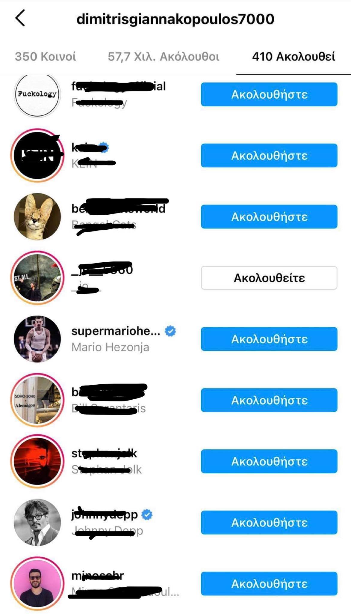 Το «follow» του Γιαννακόπουλου στον Χεζόνια, παρά το «διαζύγιο» με τον Παναθηναϊκό! (pic)
