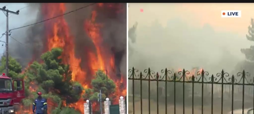 Η αντίδραση του Χεζόνια για τις πυρκαγιές στην Ελλάδα