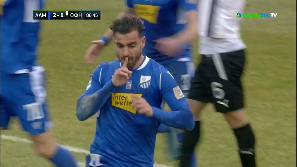 Μετά τους τρεις αγώνες με τον Άρη η Λαμία έκανε ανατροπή κόντρα στον ΟΦΗ (vid)