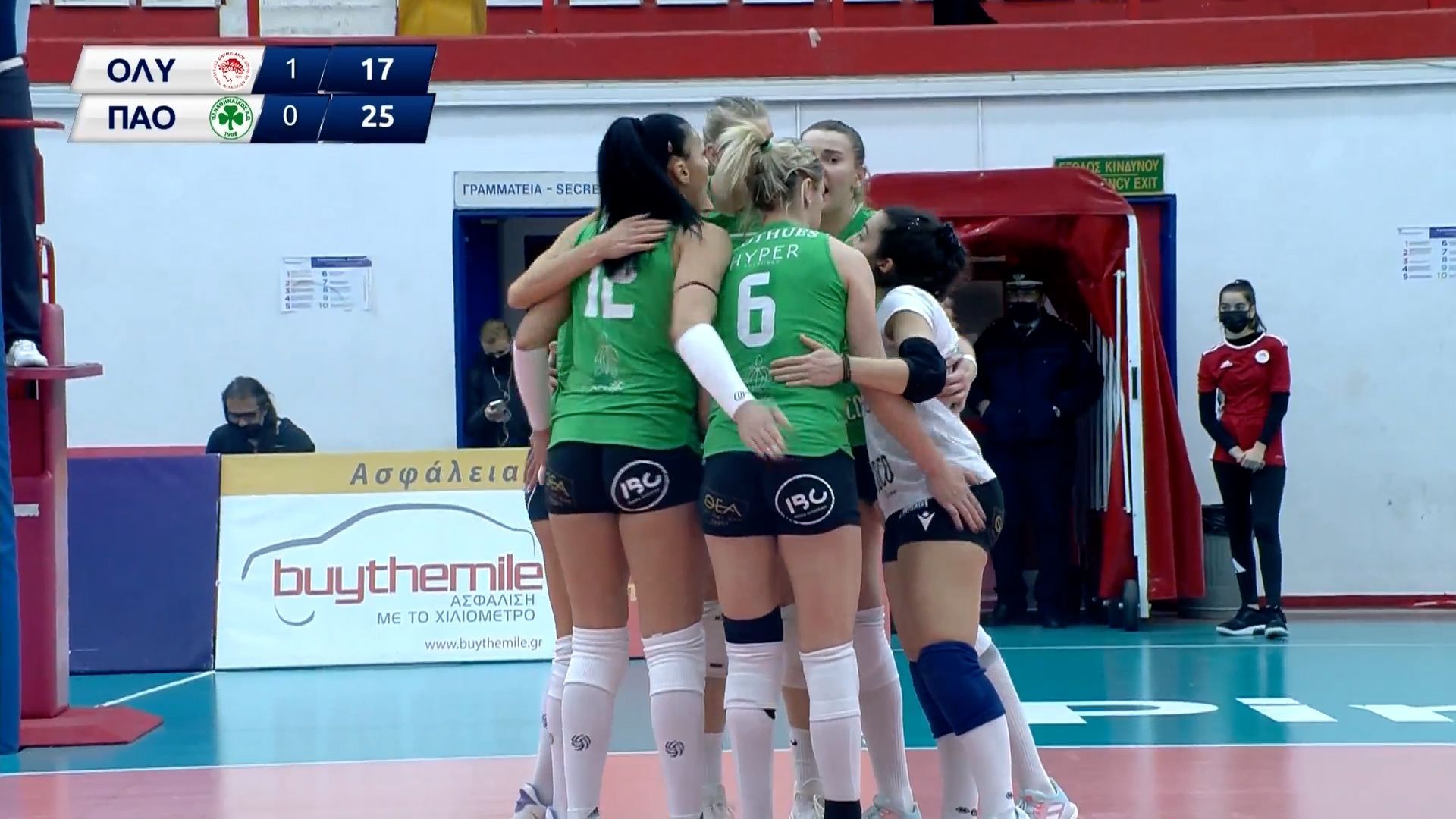 Παναθηναϊκός: Το εντυπωσιακό δεύτερο σετ των κοριτσιών στο ντέρμπι (vid)