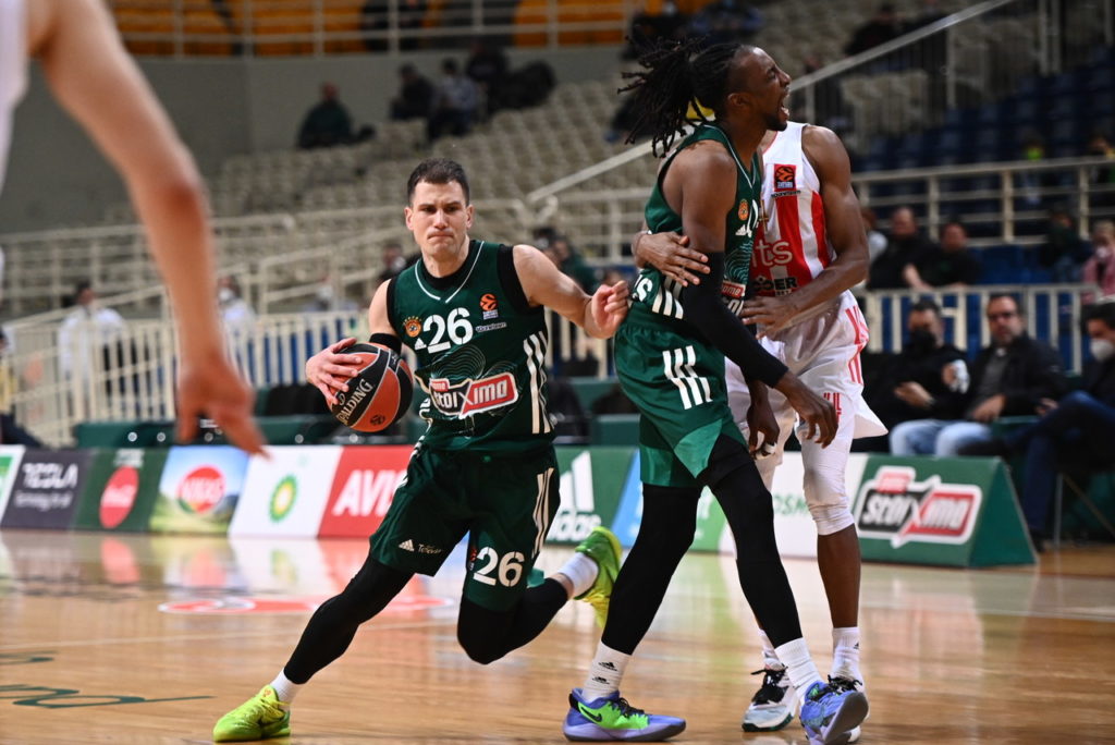 Παναθηναϊκός - Ερυθρός Αστέρας 79-73: Οι πόντοι των παικτών του τριφυλλιού