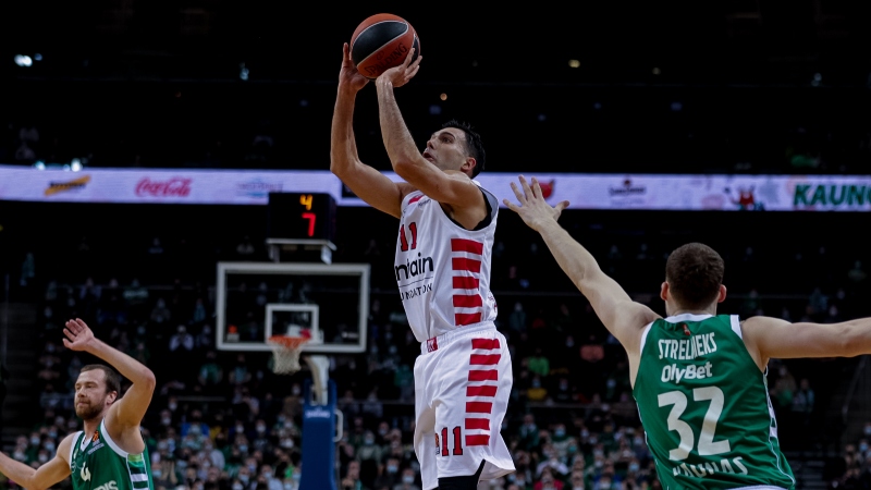 Νίκησε στο Κάουνας ο Ολυμπιακός πριν το ντέρμπι με τον Παναθηναϊκό