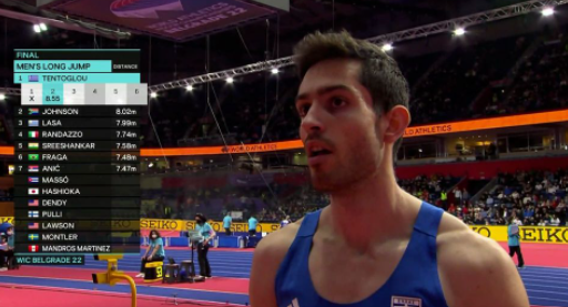 Παγκόσμιο Κλειστού: Φουλ για χρυσό ο Τεντόγλου με άλμα στα 8.55 (vid)