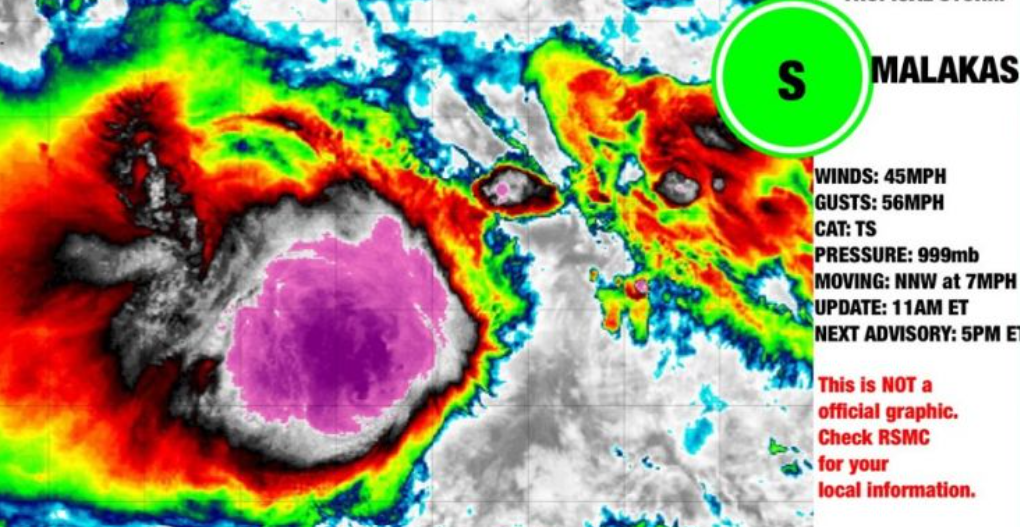 Έρχεται ο τυφώνας... malakas! (pic)