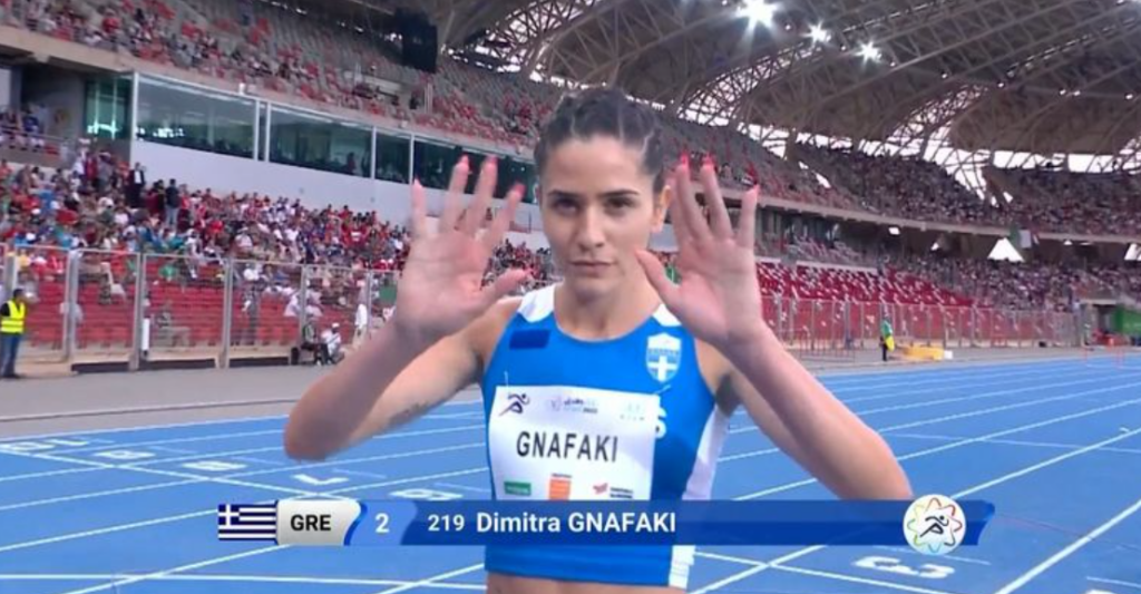 Άγγιξε το μετάλλιο η Γναφάκη - Δείτε την κούρσα (vid)