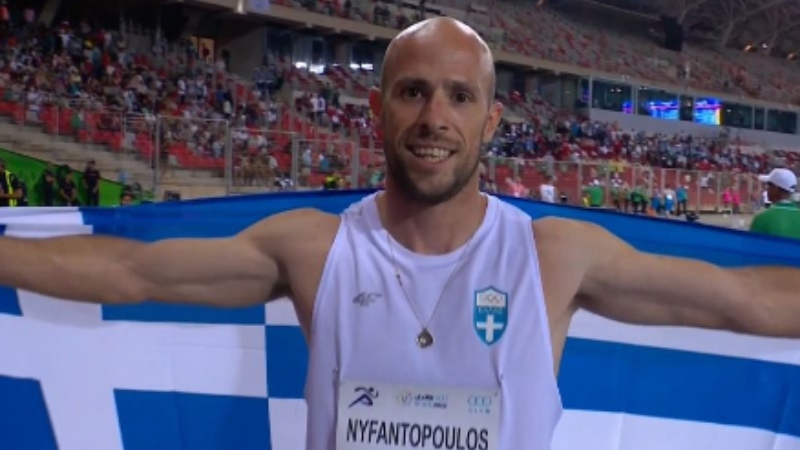Νυφαντόπουλος: «Στον τερματισμό ένιωσα λες και έβαλα γκολ στη Λεωφόρο και πανηγύρισα μπροστά στη Θύρα 13»