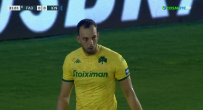 Τρομερή απόκρουση του Μπρινιόλι, «νίκησε» τον Μάντζη σε τετ α τετ (vid)