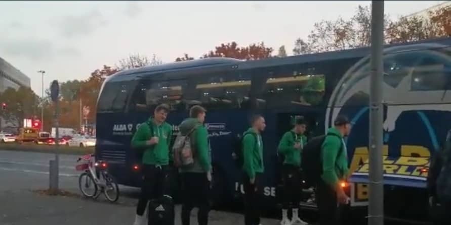 Παναθηναϊκός: Η αποστολή έφτασε στο Βερολίνο (vid)