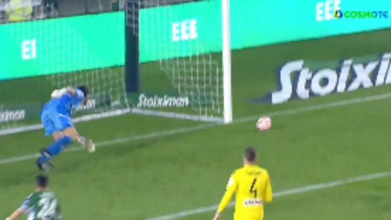 Ευκαιρία με Τσέριν! «Απείλησε» στο 2ο λεπτό ο Παναθηναϊκός (vid)