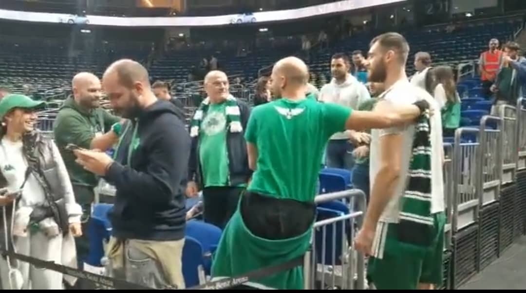 Με οπαδούς ο Παναθηναϊκός κόντρα στην Άλμπα - Έβγαλε φωτογραφίες ο Παπαγιάννης (vid)