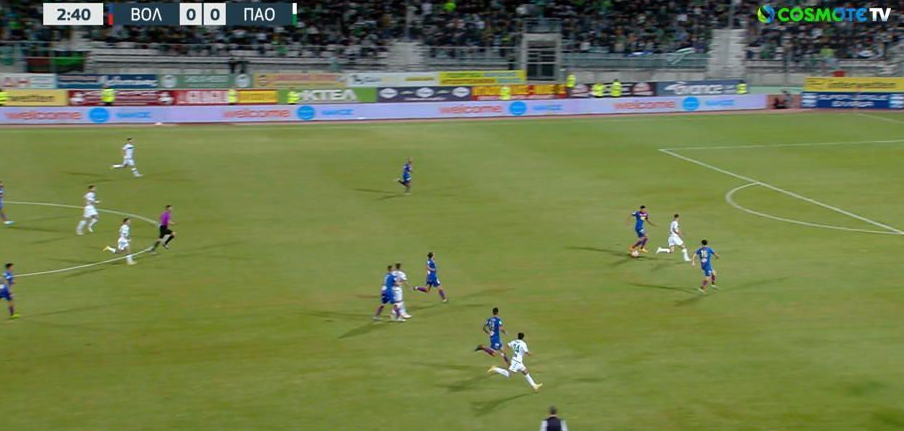 Βόλος-Παναθηναϊκός: Πρώτη καλή στιγμή με Βέρμπιτς (vid)