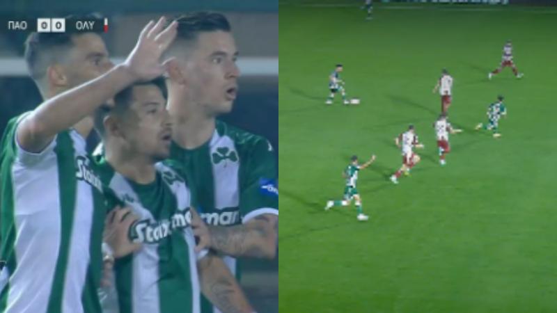 Ακυρώθηκε γκολ του Παναθηναϊκού στη Λεωφόρο - Οφσάιντ ο Παλάσιος (vid)