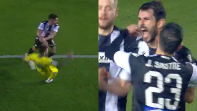 Απίστευτο: Μέτρησε γκολ του ΠΑΟΚ παρά το επιθετικό φάουλ στον Κολοβό! (vid)