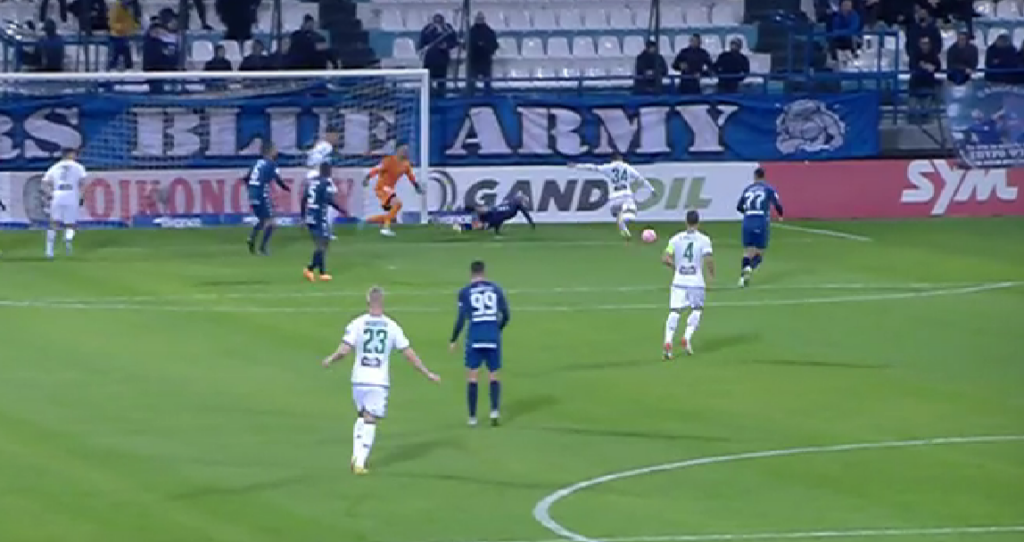 Τράνταξε το δοκάρι ο Παλάσιος, μοναδική στιγμή για το 0-2 στη Νίκαια! (vid)