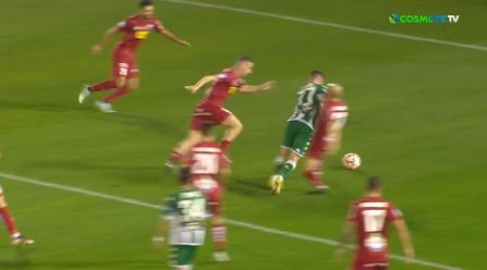 Ζήτησε πέναλτι ο Παναθηναϊκός - «Θέατρο» και κάρτα στον Βέρμπιτς ο Διαμαντόπουλος (vid)