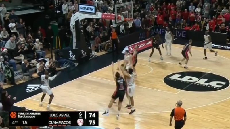 «Ξέρανε» τον Ολυμπιακό με buzzer beater ο Νουά - Ηττήθηκε από +21 ο Μπαρτζώκας! (vid)