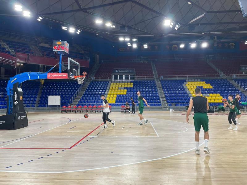 Η προπόνηση του Παναθηναϊκού στη Βαρκελώνη (vid)