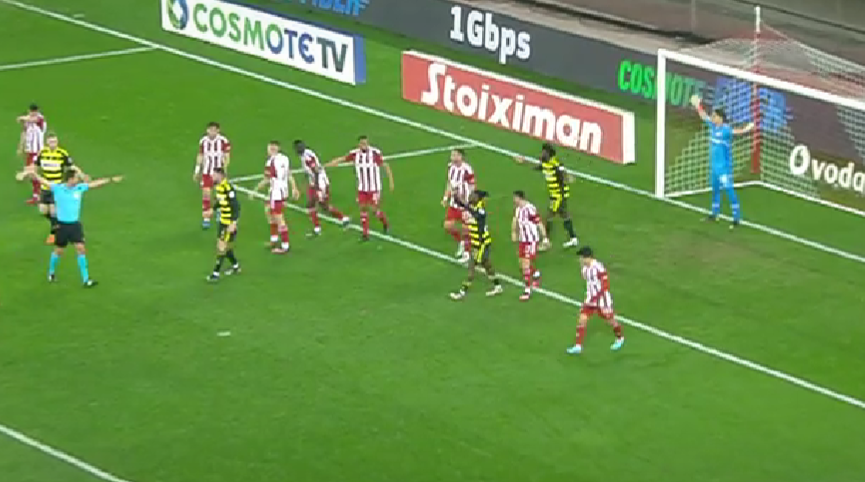 Ακυρώθηκε ΚΑΘΑΡΟ γκολ του Άρη στο «Καραϊσκάκη»! (vid)