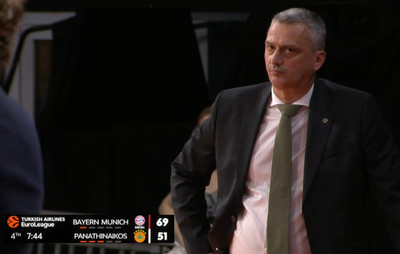 Η έκφραση απογοήτευσης του Ράντονιτς στις αρχές της τέταρτης περιόδου (pic)