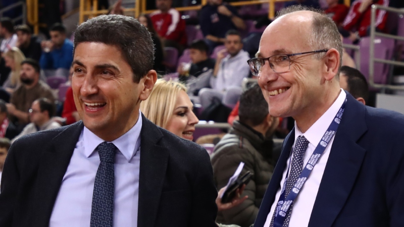 Απάντησε... στον Γιαννακόπουλο ο Αυγενάκης πριν την έναρξη του τελικού! (vid)