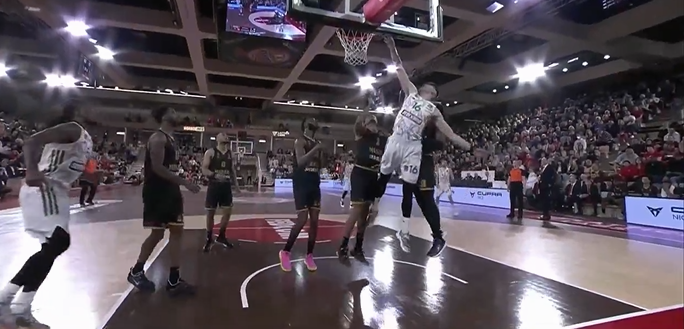 Μονακό-Παναθηναϊκός 84-70: Οι πόντοι των παικτών του Τριφυλλιού