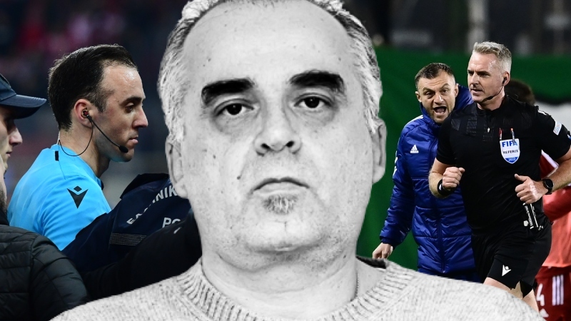 Νικολακόπουλος: «Διαιτησία 100-0 υπέρ του ΠΑΟ από Κελέτ-Πινέιρο με Ολυμπιακό»