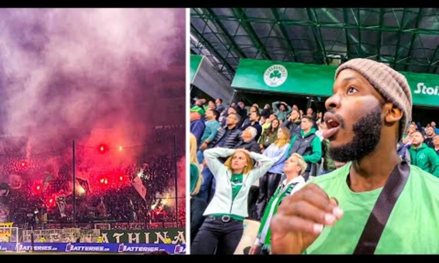 Ο Αμερικανός YouTuber που ξετρελάθηκε με τους οπαδούς στη Λεωφόρο (vid)