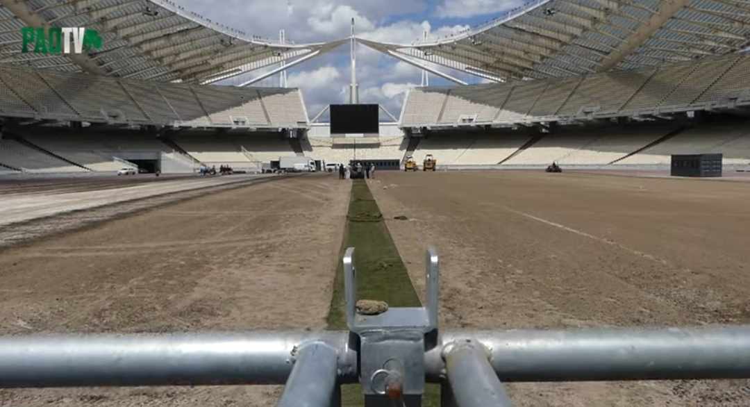 Συνεχίζονται οι εργασίες στο ΟΑΚΑ ενόψει Ευρώπης! (vid)