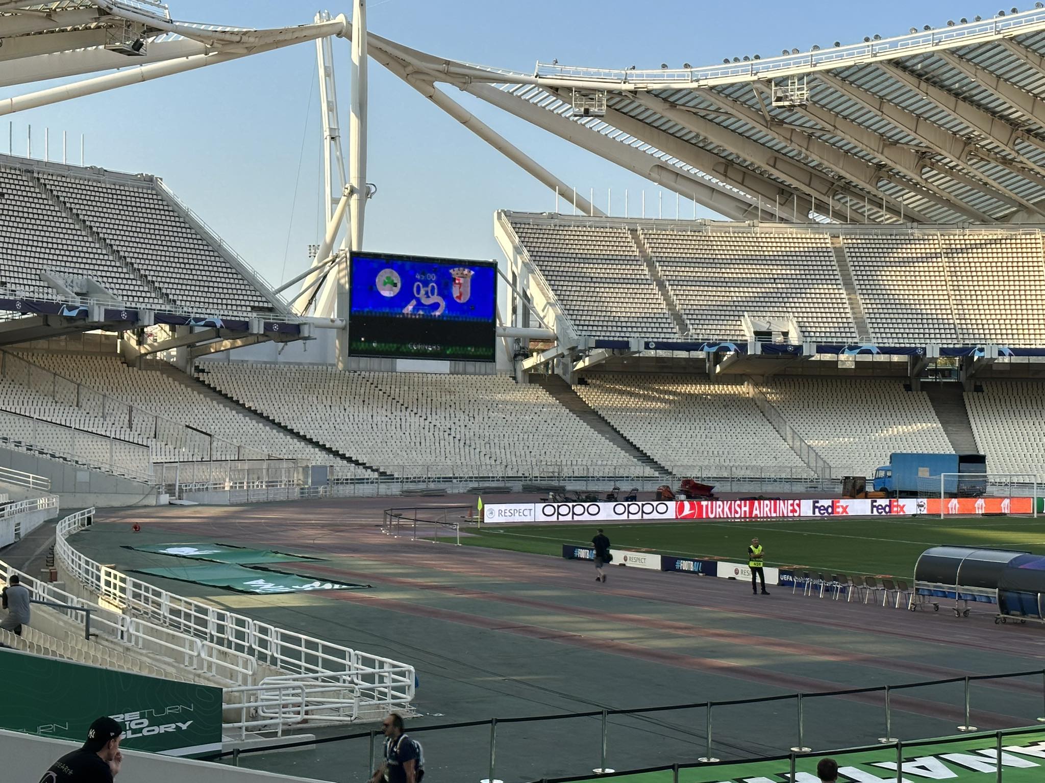 Φόρεσε τα ευρωπαϊκά του το ΟΑΚΑ - Φωτογραφίες και βίντεο από την προπόνηση