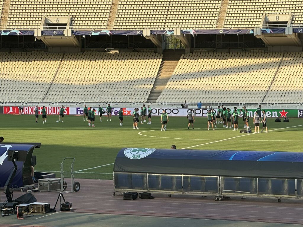 Φόρεσε τα ευρωπαϊκά του το ΟΑΚΑ - Φωτογραφίες και βίντεο από την προπόνηση