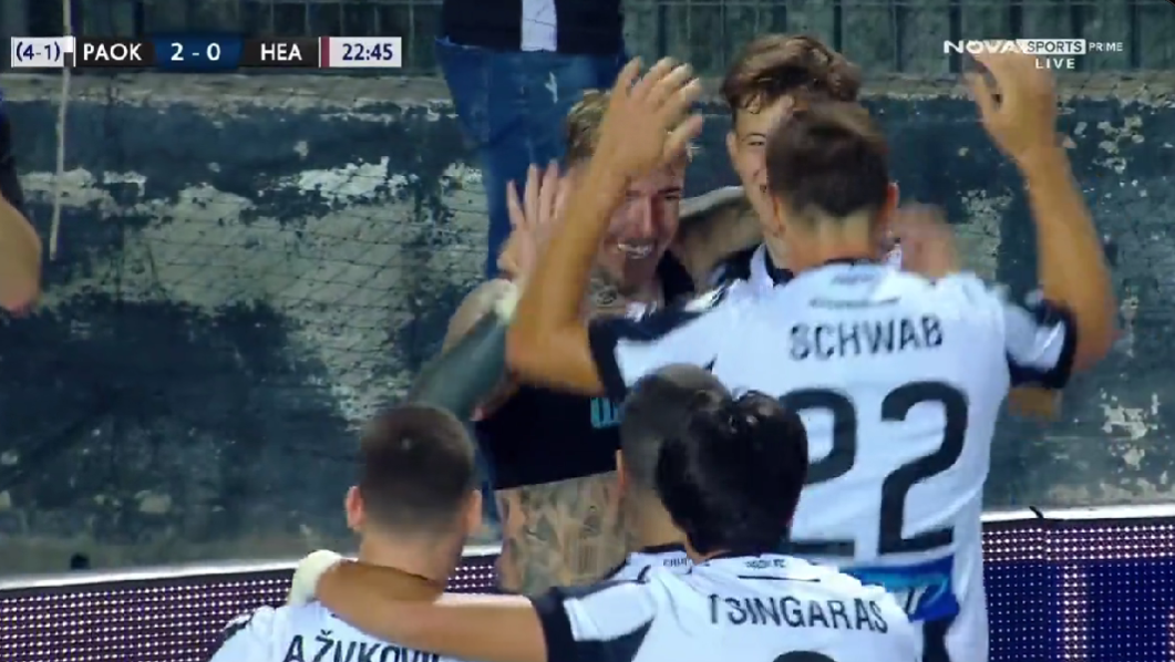 «Καθάρισε» σε επτά λεπτά τη Χαρτς ο ΠΑΟΚ (vid)